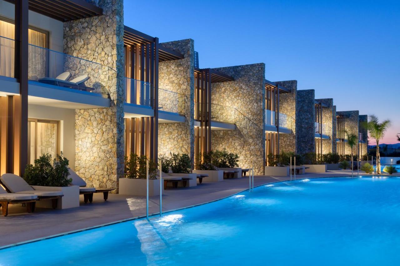 Utopia Blu Hotel Tigkaki  Bagian luar foto
