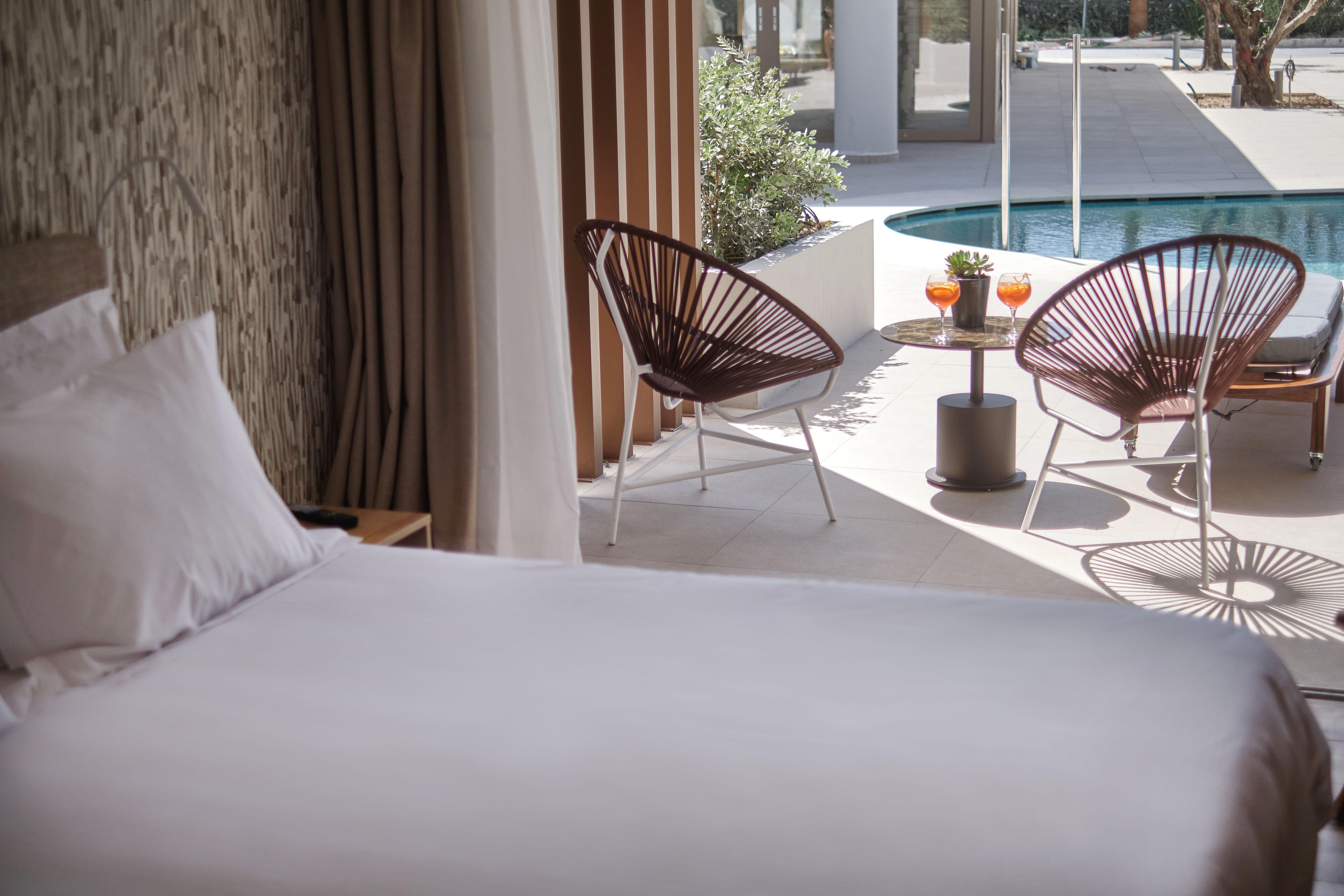 Utopia Blu Hotel Tigkaki  Bagian luar foto