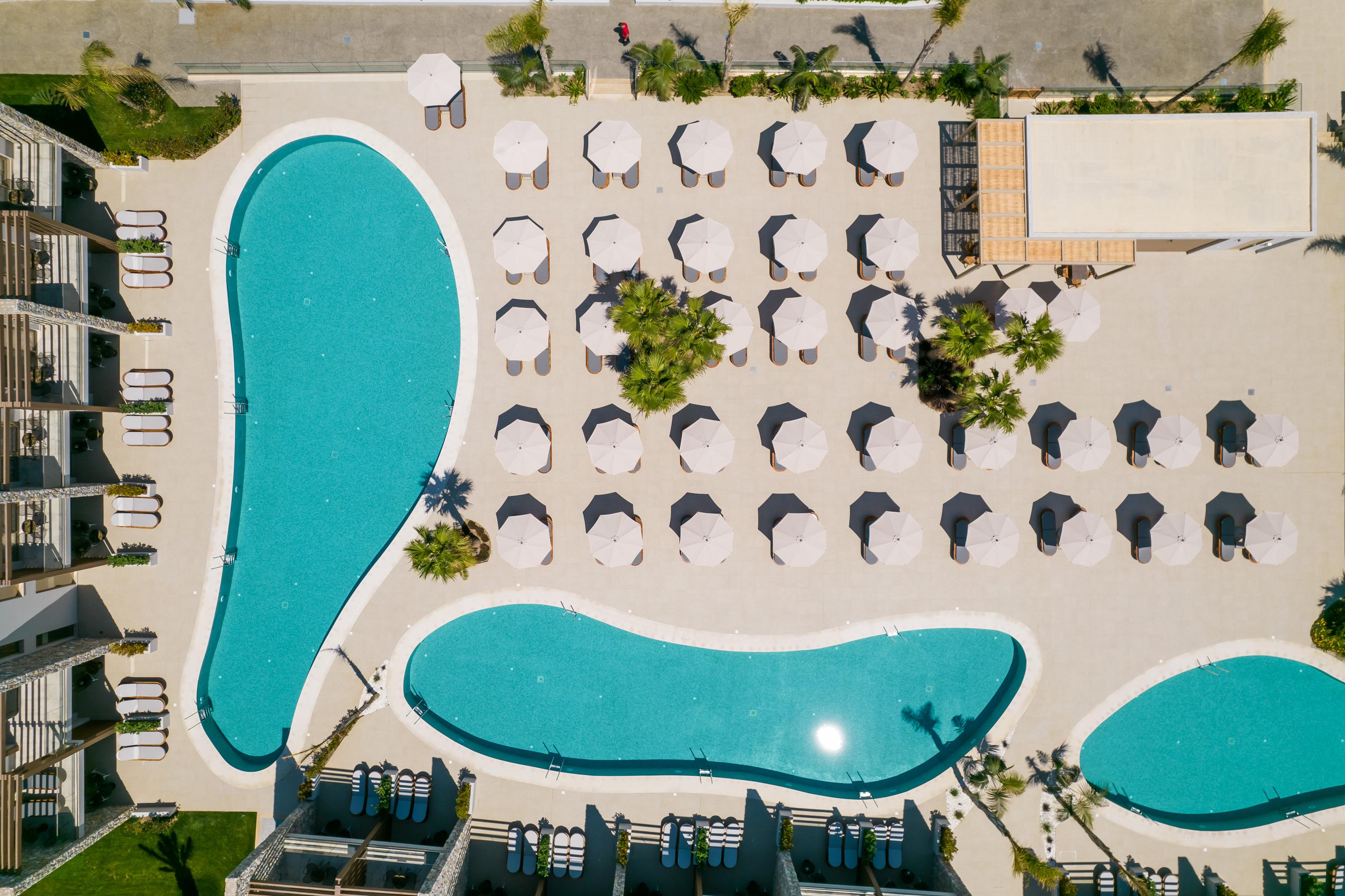 Utopia Blu Hotel Tigkaki  Bagian luar foto