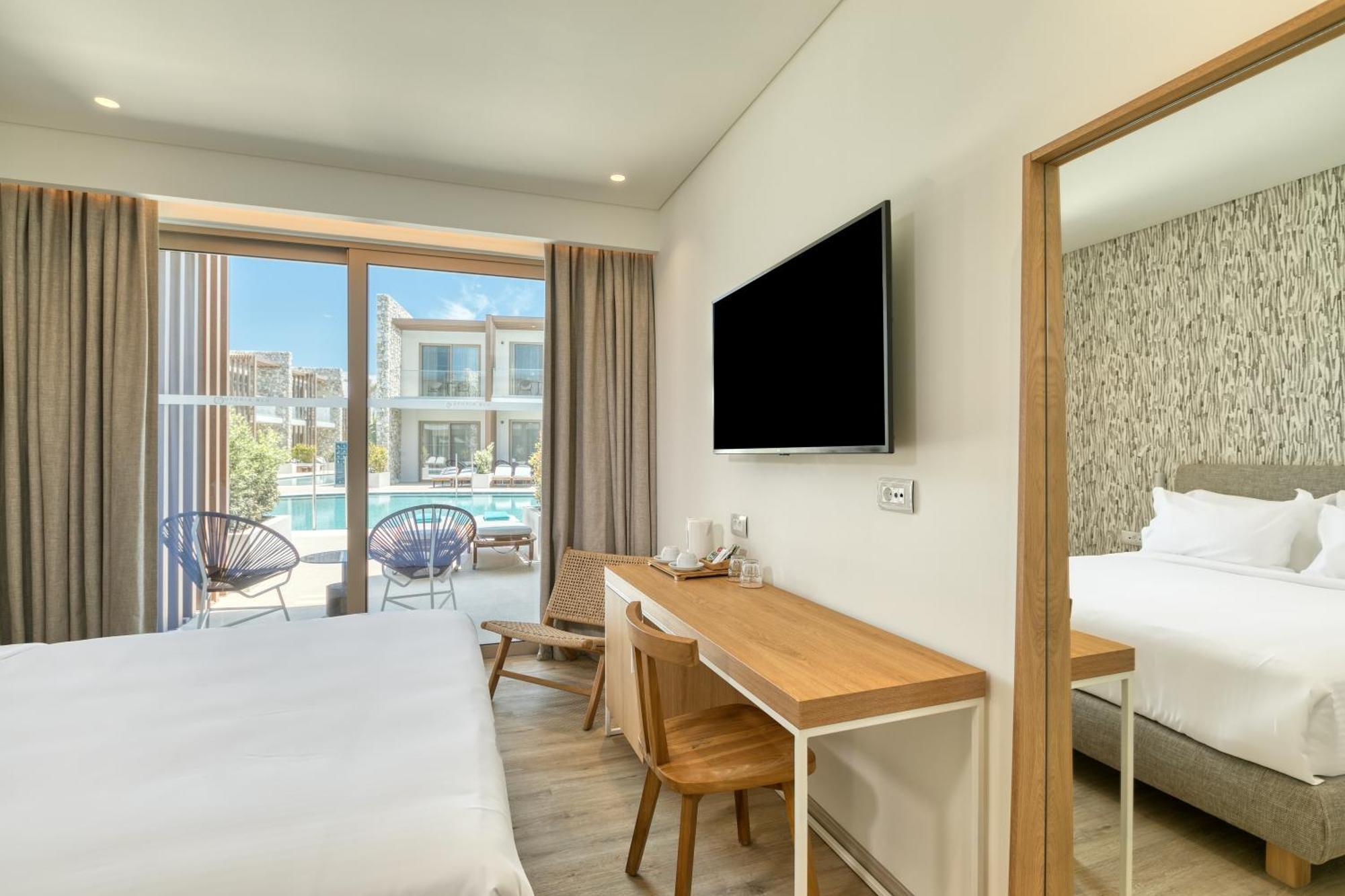 Utopia Blu Hotel Tigkaki  Bagian luar foto